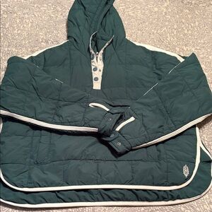 FP Movement by Free People Blue Quilted Poncho